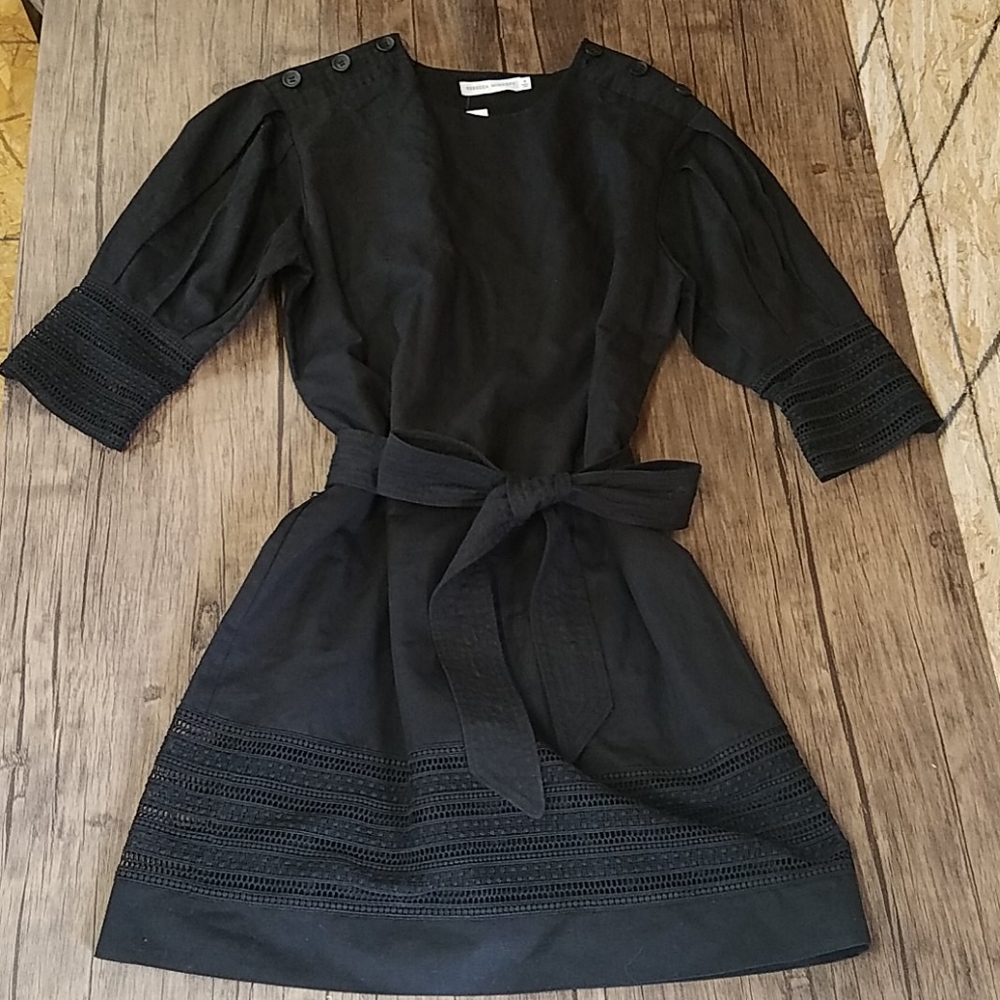 Rebecca Minkoff Cotton Blend Dress, Medium *FLAW*